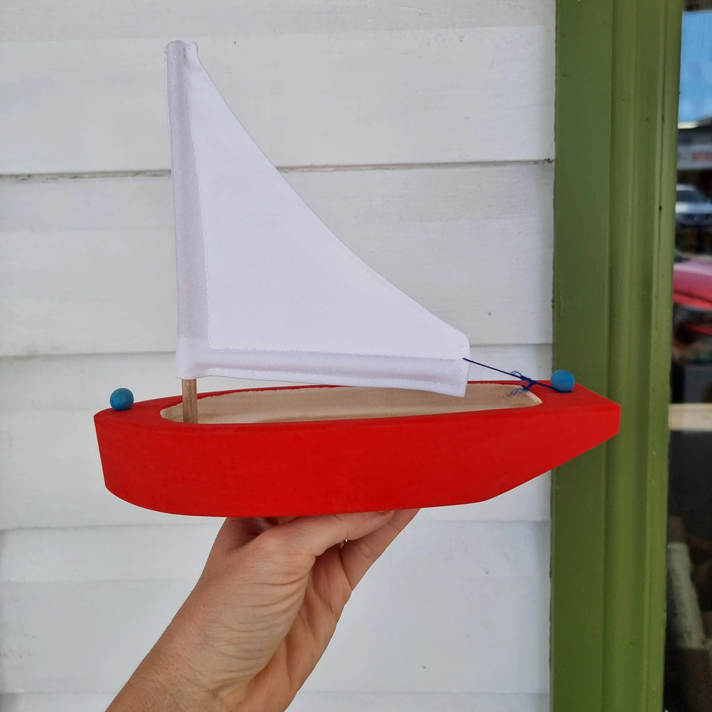 Wooden Transport Toy Boat