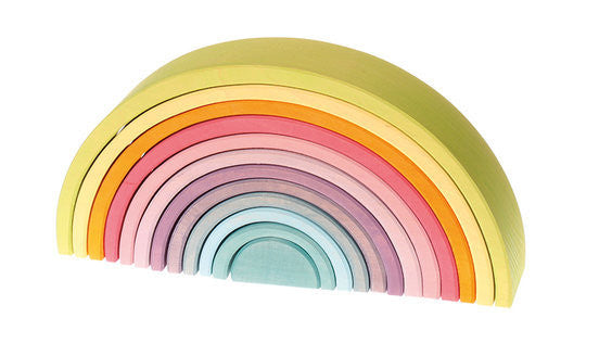 Pastel Stacking Rainbow - Earth Toys - 1