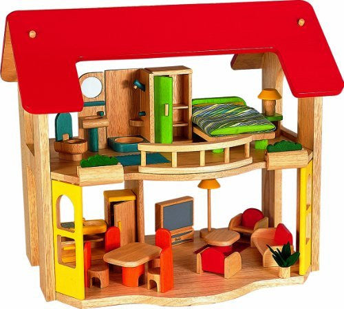 Happy Home Wooden Doll House By Voila - Earth Toys - 1