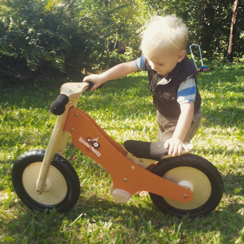 Kinderfeet Wooden Balance Bike - Earth Toys - 6