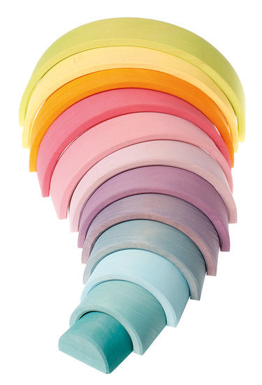 Pastel Stacking Rainbow - Earth Toys - 2