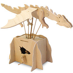 Automaton Dragon Wooden Kit - Earth Toys - 3
