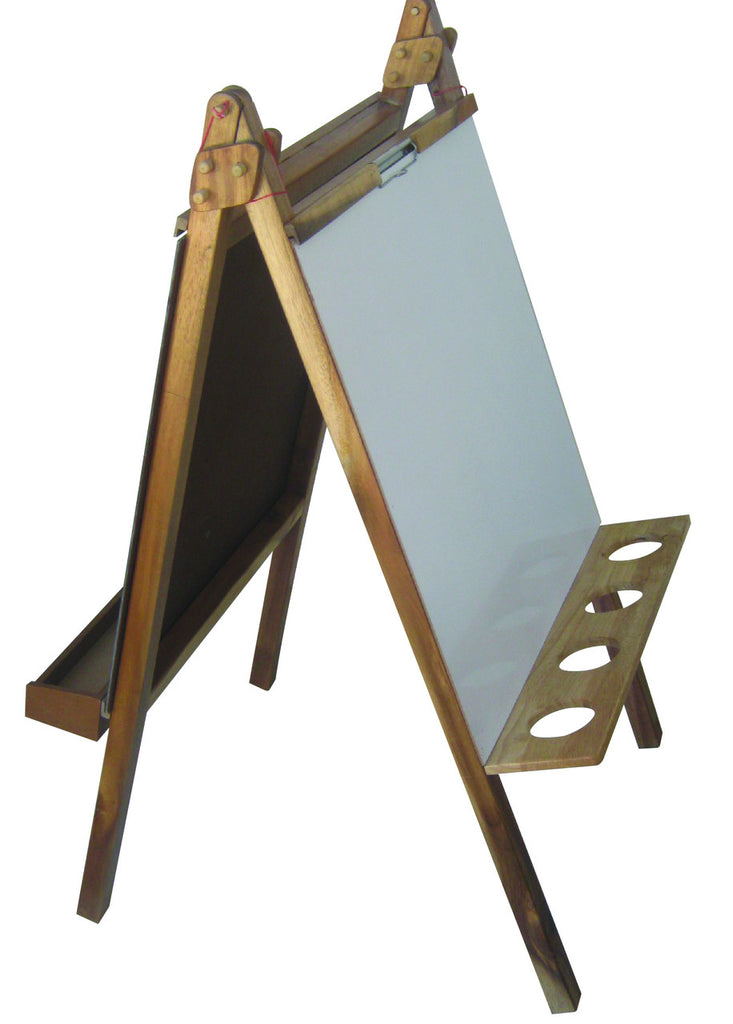 Delux Wooden Standing Easel - Earth Toys - 2