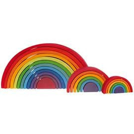 Wooden Stacking Rainbow - Earth Toys - 4