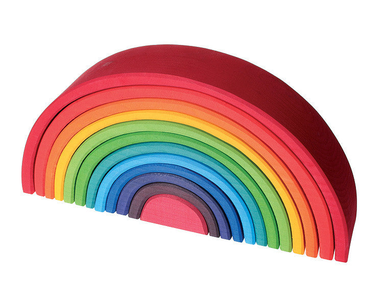 Wooden Stacking Rainbow - Earth Toys - 1