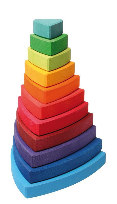 Wooden Stacking Tower - Earth Toys - 7