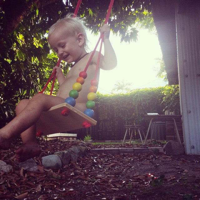 Wooden Tree Swing