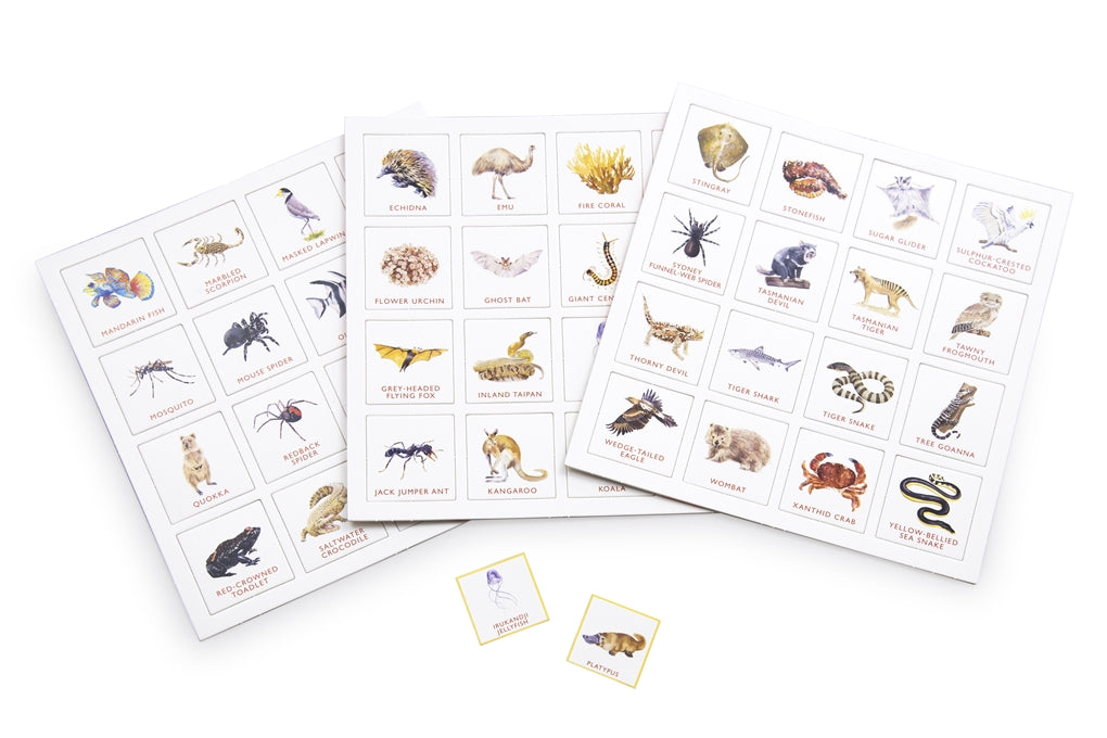Australia's Deadly Animals Bingo Australia's Deadly Animals Bingo