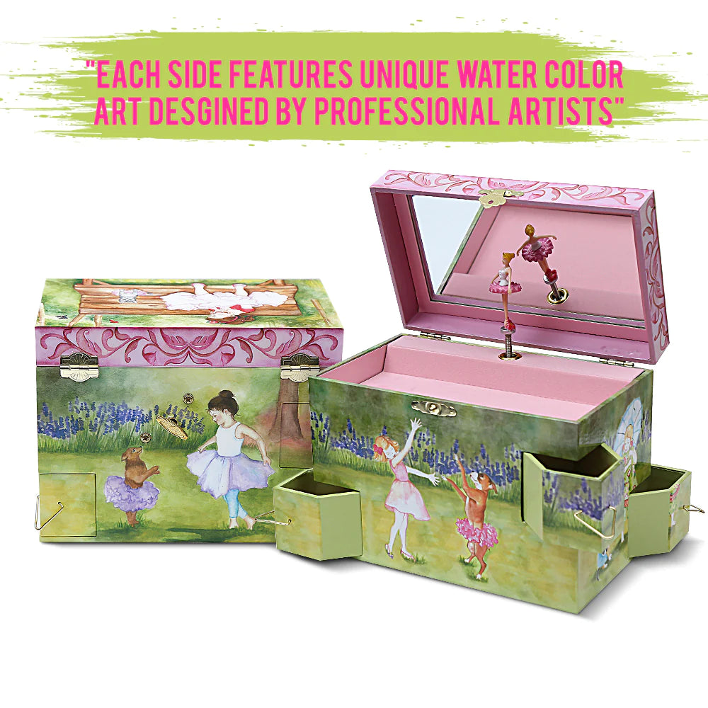 Ballerina Two Times Tutu Music Box - Enchantmints - Earth Toys