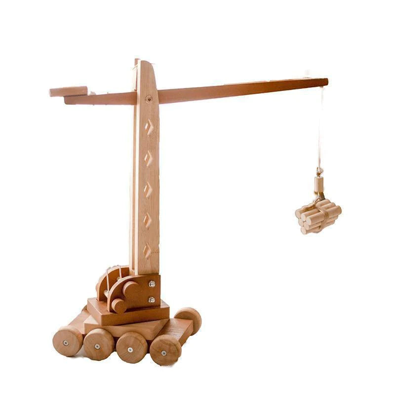 Wooden Tower Crane – Earth Toys