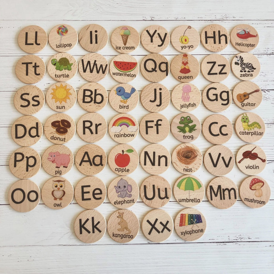 Alphabet Matching Discs Alphabet Matching Discs