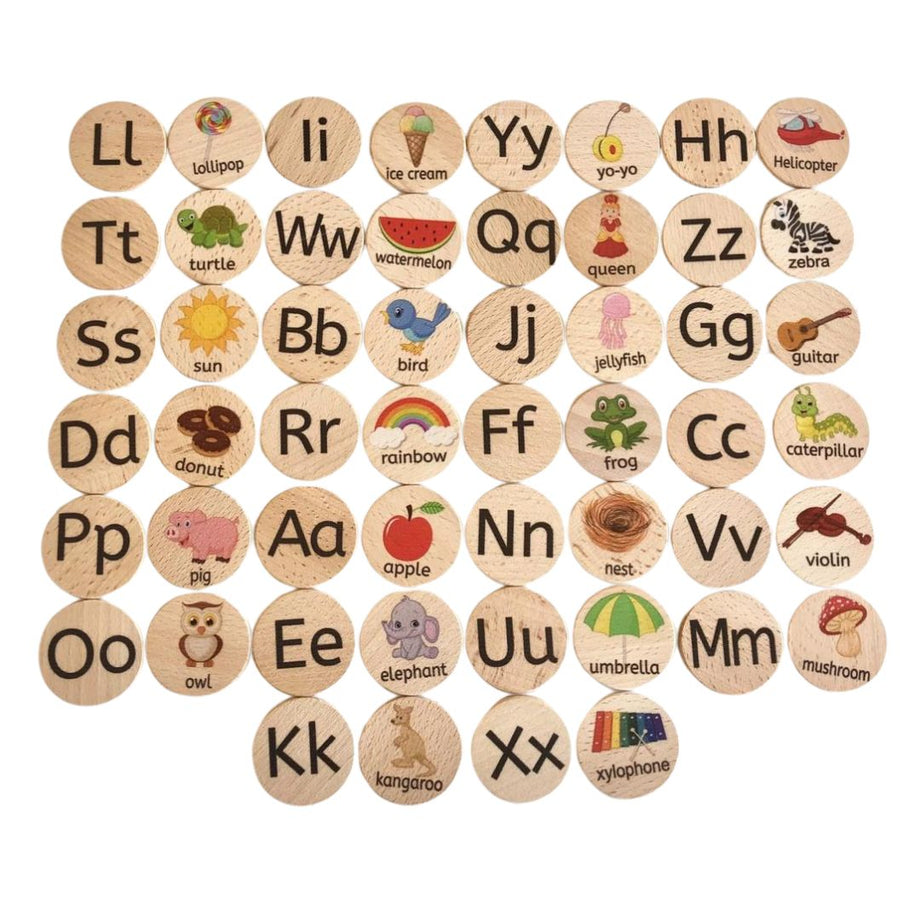 Alphabet Matching Discs Alphabet Matching Discs
