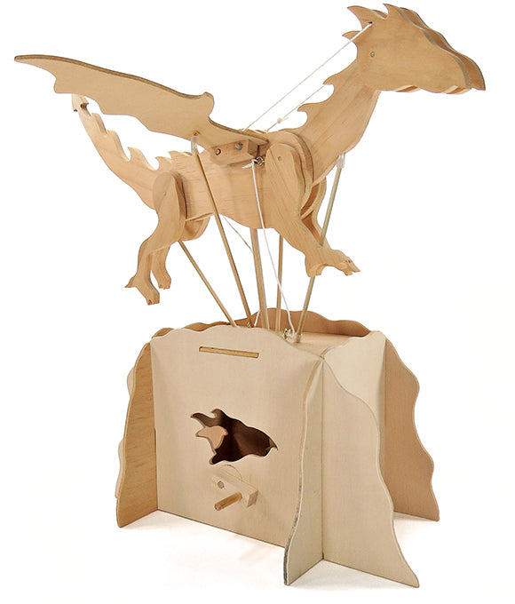 Automaton Dragon Wooden Kit - Earth Toys