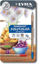 Lyra Rembrandt Polycolour Tin 12 Assorted - Earth Toys