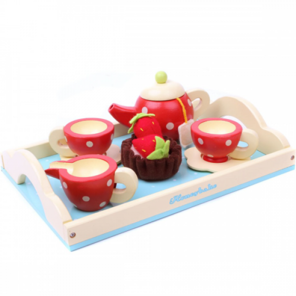 Honeybake Wooden Tea Set - Earth Toys - 1
