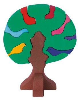 Bird Tree Dark Green - Earth Toys