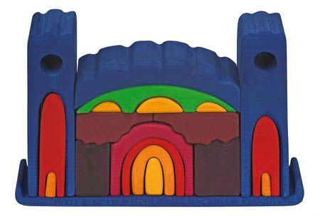 Wooden Handcrafted 3D Castle Puzzle - Earth Toys