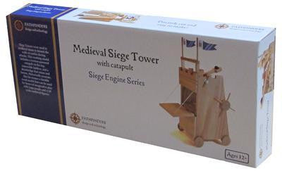 Medieval Siege Tower Wooden Kit - Earth Toys - 2