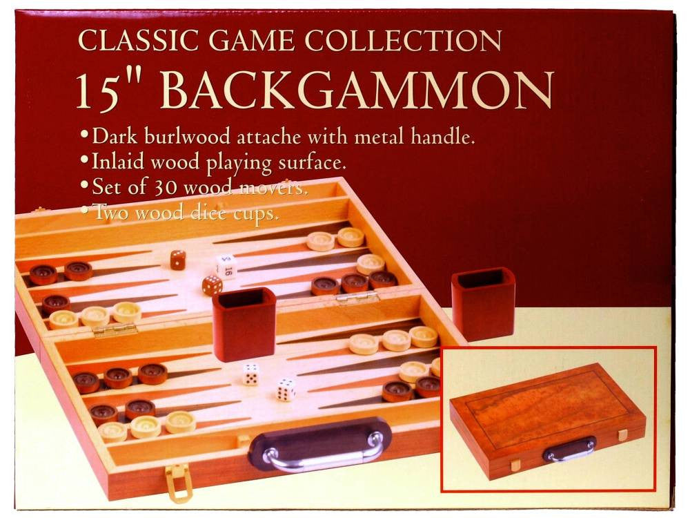 Wooden Backgammon Set - Earth Toys