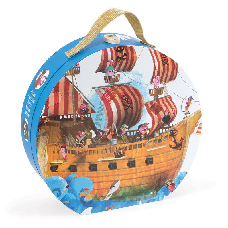 Janod Pirate Ship Floor Puzzle - Earth Toys - 1