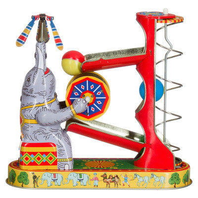 Tin Circus Elephant Wind up Toy - Earth Toys
