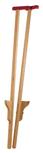 Wooden Stilts With Handle - Earth Toys