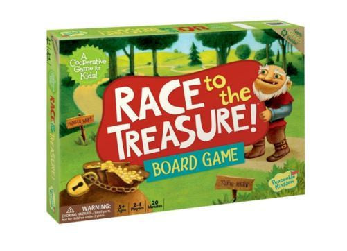 Race to the Treasure Cooperative Board Game - Earth Toys