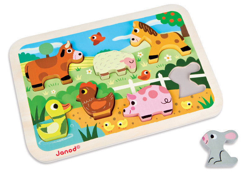 Farm Chunky Puzzle - Earth Toys - 1