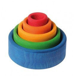 Stacking Bowls - Coloured - Earth Toys