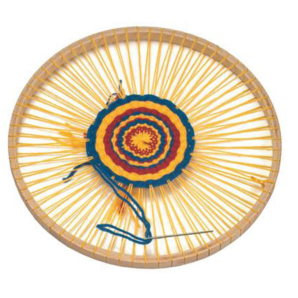 Wooden circular weaving frame - Earth Toys