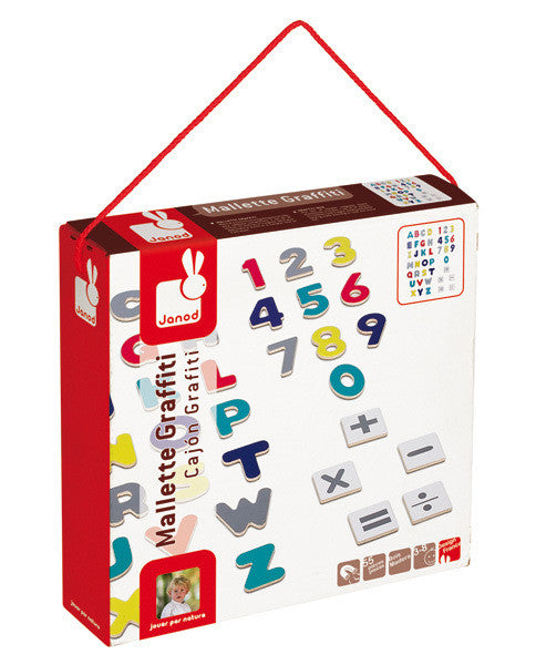 Magnetic Letter & Numbers - Earth Toys - 1