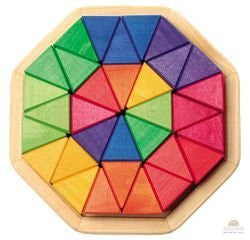 Grimm's small Octagon 32 Triangles - Earth Toys - 1