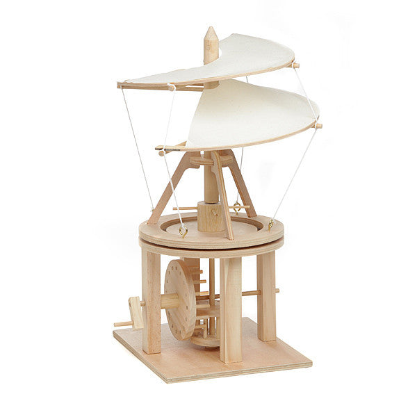 Da Vinci Helicopter Wooden Kit - Earth Toys - 1