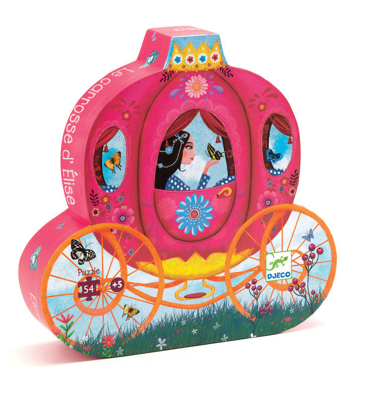 Elise's Carriage 54pc Puzzle - Earth Toys - 1