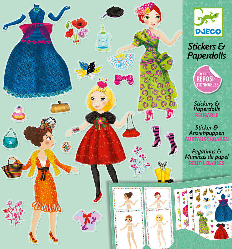 Massive Fashion Paper Dolls - Earth Toys - 1