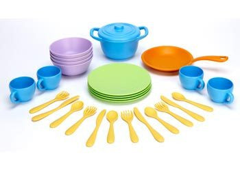 Green Toys - Cookware and Dining Set - Earth Toys - 1
