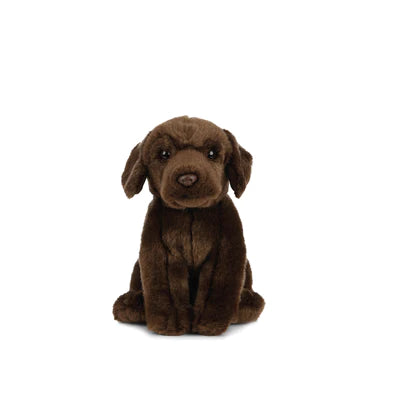 Stuffed chocolate lab deals toy