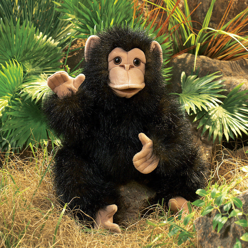 Baby Chimpanzee Puppet - Earth Toys - 2