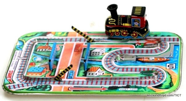 Tin Crossroad Train - Earth Toys - 3