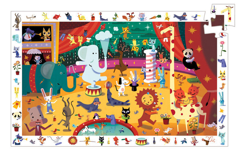 Puzzle Observation - Circus 35pc Puzzle - Earth Toys
