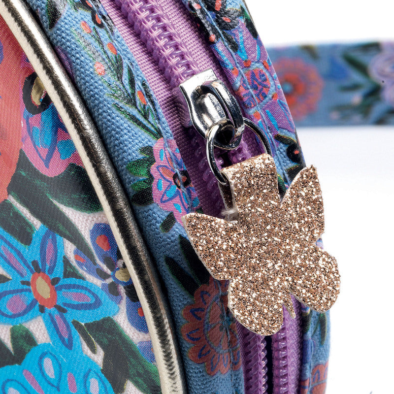 sparkley zip tag child's bag