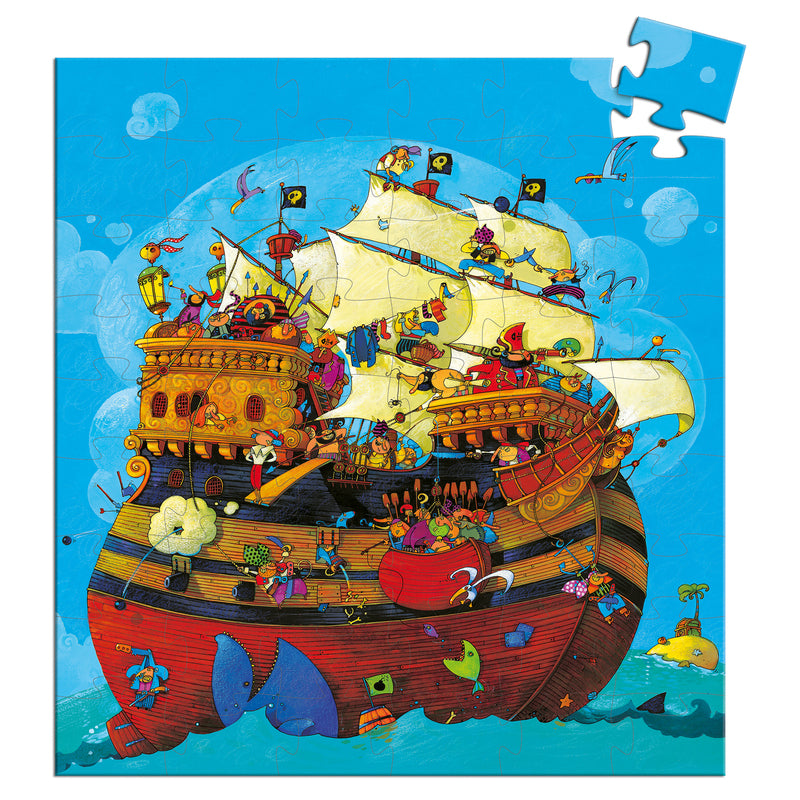 Barbarossa Boat Silhouette Puzzle 54pc - Earth Toys