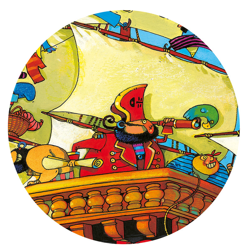 Barbarossa Boat Silhouette Puzzle 54pc - Earth Toys