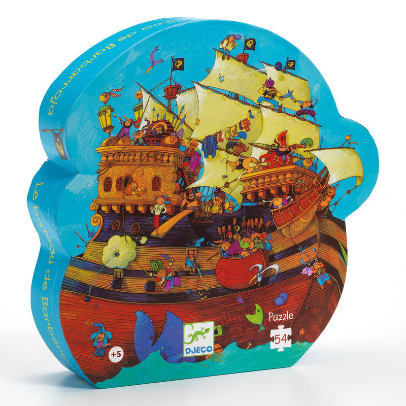 Barbarossa Boat Silhouette Puzzle 54pc - Earth Toys