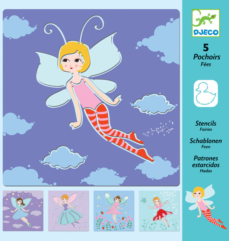 Djeco Stencil Packs - Earth Toys - 3