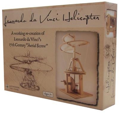 Da Vinci Helicopter Wooden Kit - Earth Toys - 3