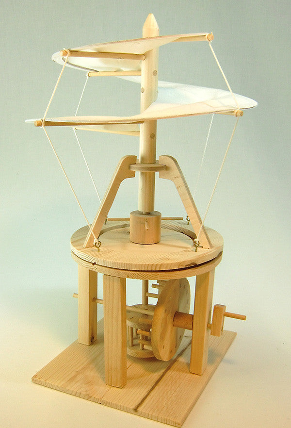 Da Vinci Helicopter Wooden Kit - Earth Toys - 2