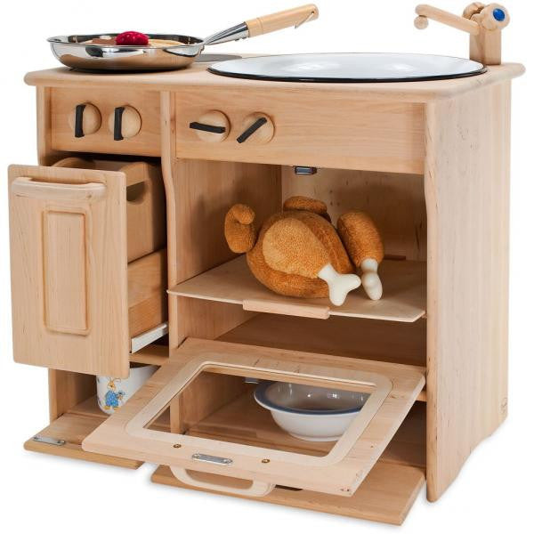 Drewart Handcrafted Timber Kitchen - Earth Toys - 2