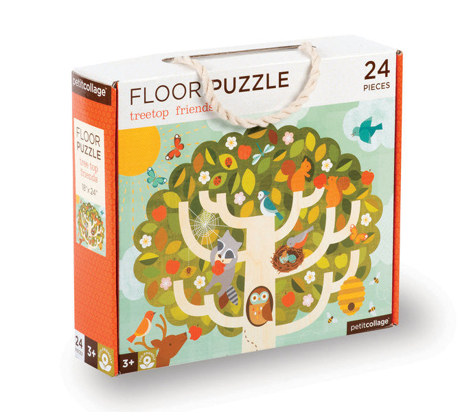 Petit Collage - Floor Puzzle - Treetop - Earth Toys - 1