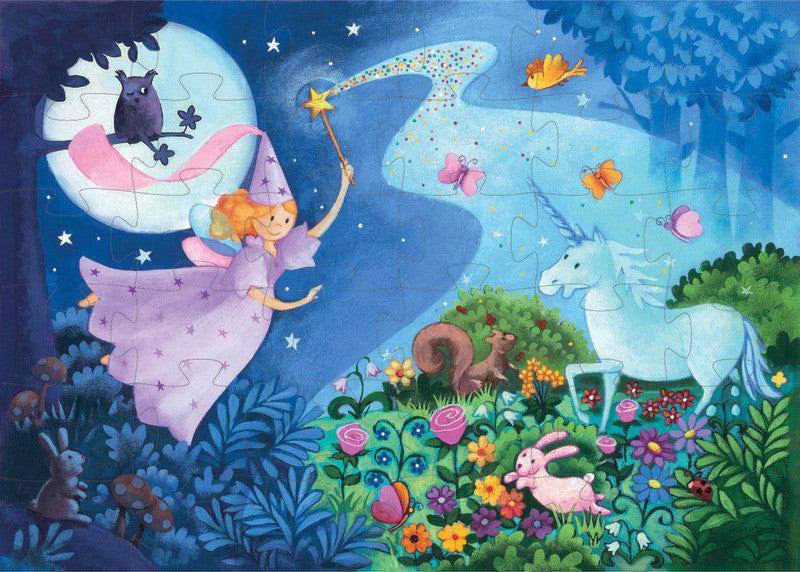 The Fairy & the Unicorn 36pc Puzzle - Earth Toys - 2